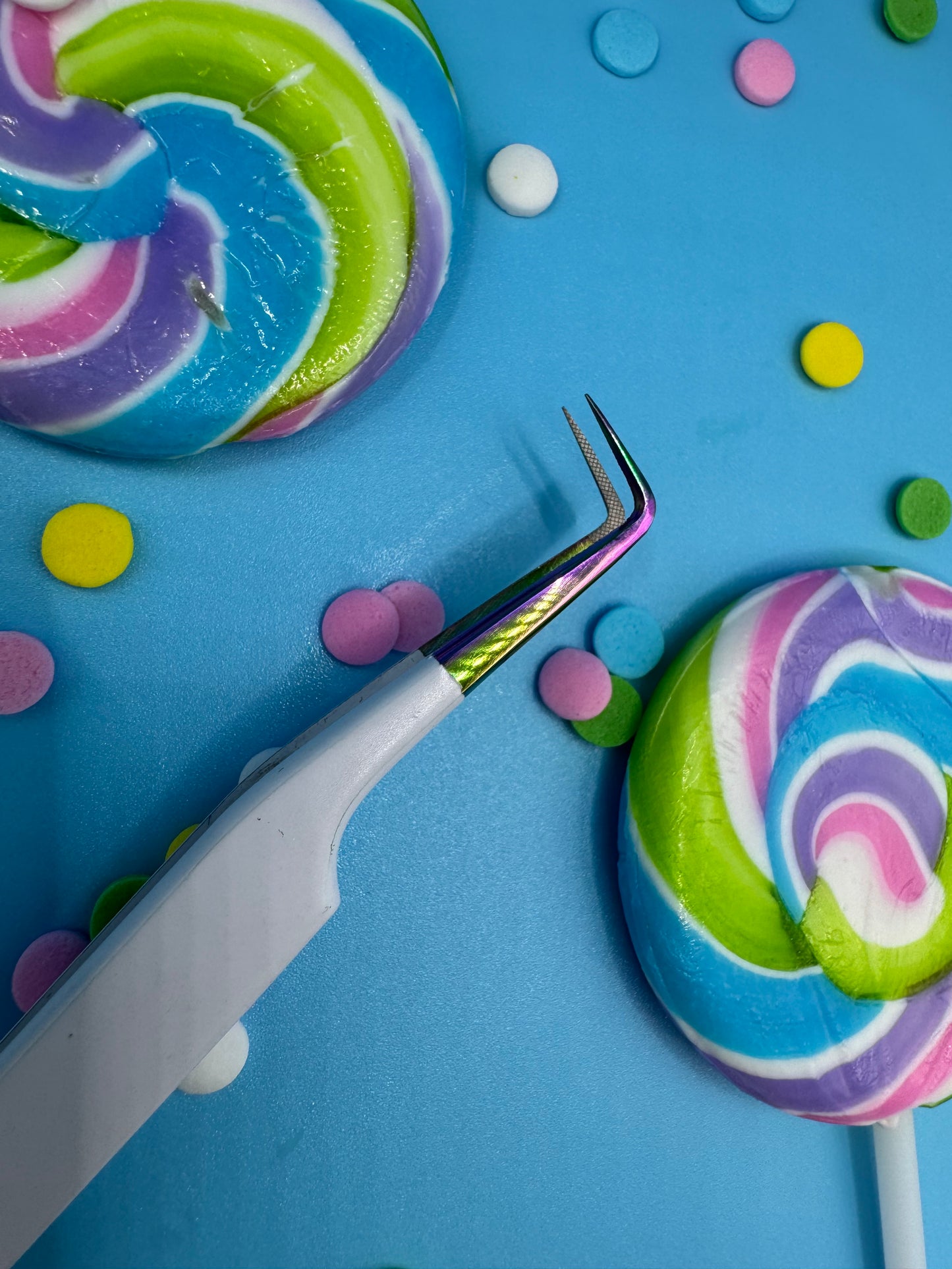 Lash Candy Fiber Grip 90 Degree Tweezer