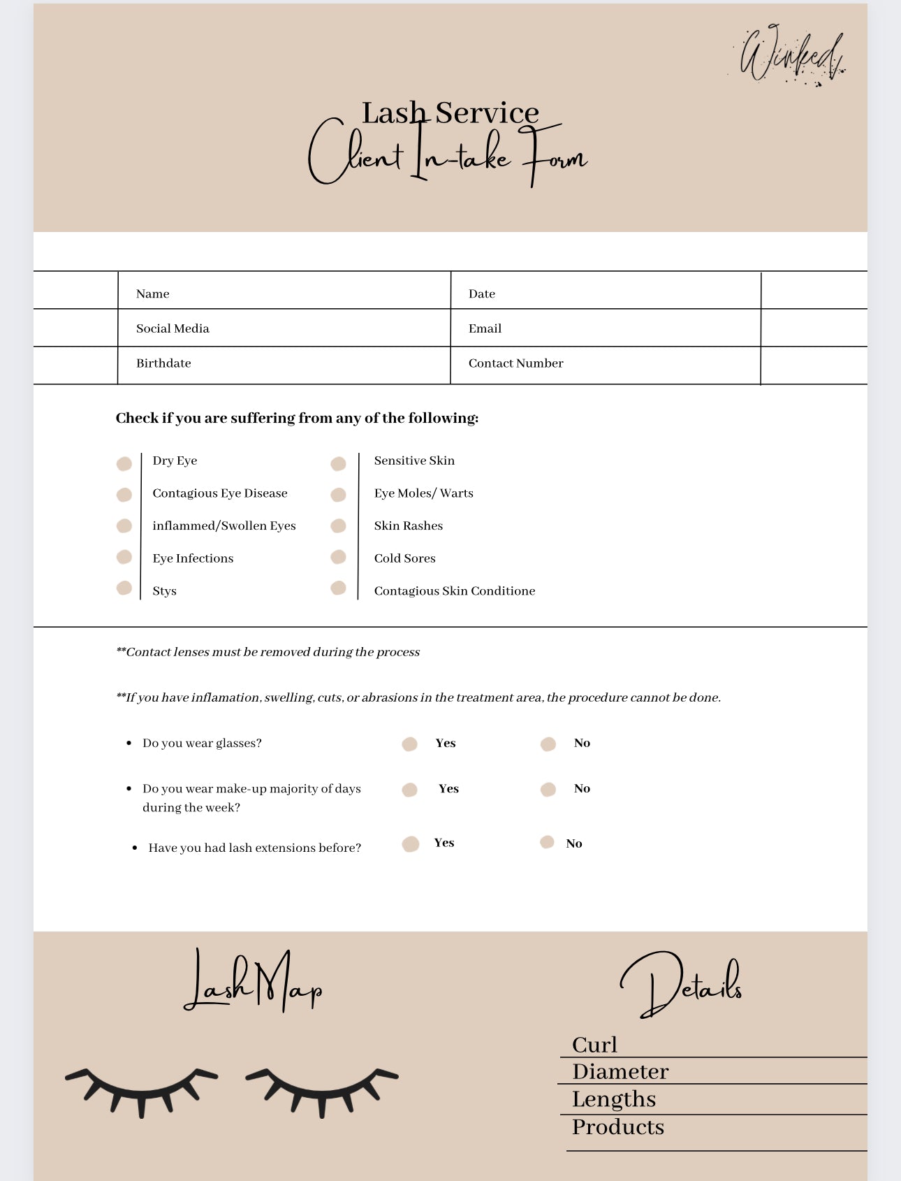 Digital Client Intake Form